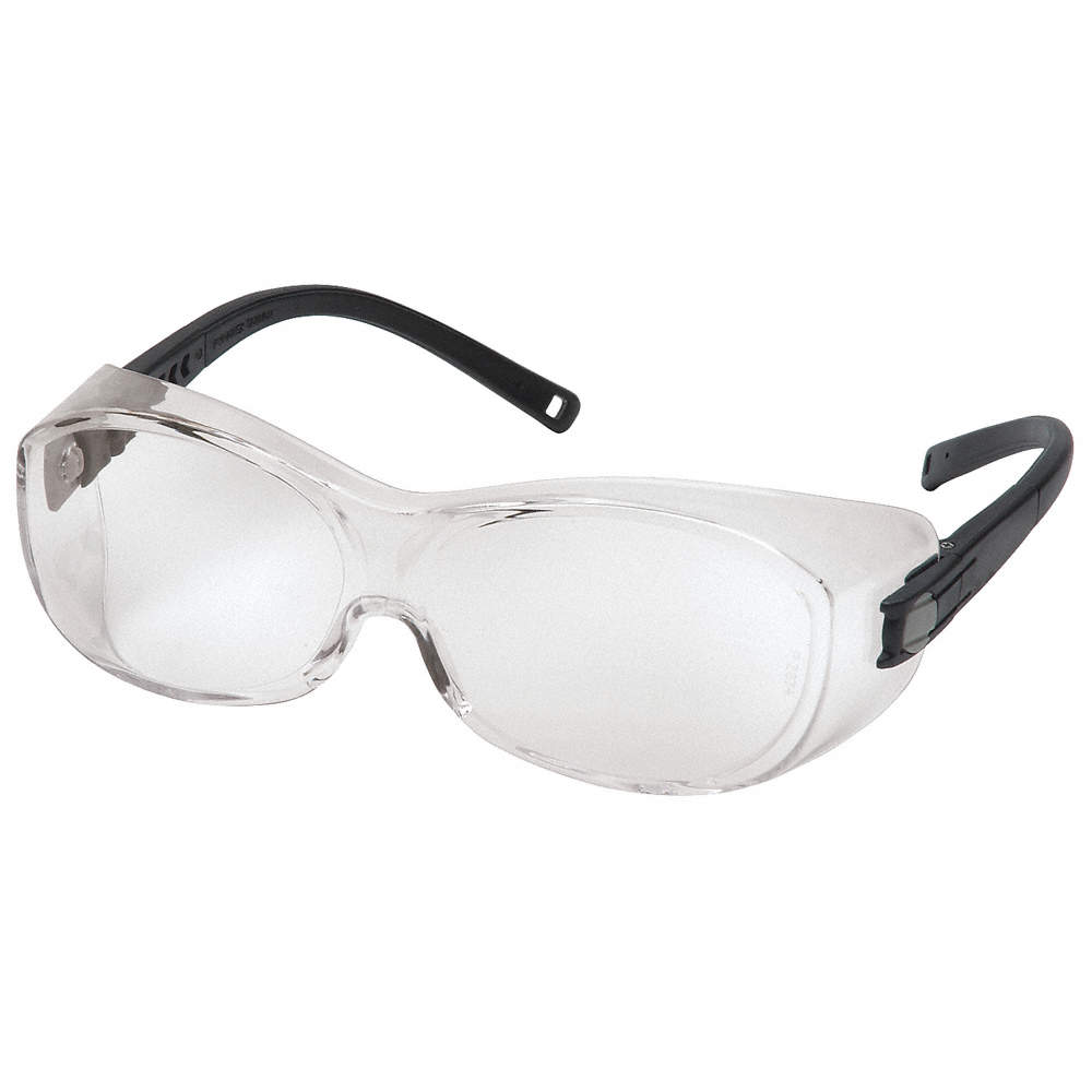 OTG General Purpose Safety Glasses Clear Lens Black Frame - Pyramex